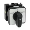 Eaton T0-1-15431/E interruptor de leva 1 polo 20A, 690V AC, negro/gris, montaje frontal, IP65