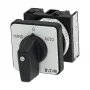 Eaton T0-1-15431/E interruptor de leva 1 polo 20A, 690V AC, negro/gris, montaje frontal, IP65