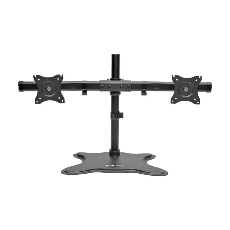 Eaton Tripp Lite DDR1327SDD Soporte de escritorio para doble monitor para pantallas de 13 a 27 pulgadas, Negro