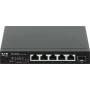 Eaton Tripp Lite Series switch Gigabit Ethernet no gestionado de sobremesa PoE+ Pass-Through 5 puertos 2,5 Gbps 70W metal