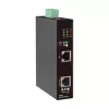Eaton Tripp Lite Series inyector PoE++ Gigabit industrial, 60W, 802.3bt, Midspan, -40°C a 75°C, IP30, Dual 24-57VDC, carril DIN, 1 puerto, negro