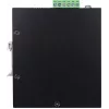 Eaton Tripp Lite Series inyector PoE++ Gigabit industrial, 60W, 802.3bt, Midspan, -40°C a 75°C, IP30, Dual 24-57VDC, carril DIN, 1 puerto, negro