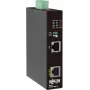 Eaton Tripp Lite Series inyector PoE++ Gigabit industrial, 60W, 802.3bt, Midspan, -40°C a 75°C, IP30, Dual 24-57VDC, carril DIN, 1 puerto, negro