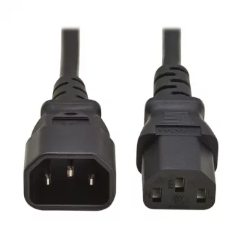 Eaton Tripp Lite Serie Cable de alimentación, IEC 60320 C14 a C13, 0,5 m, Negro