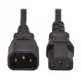 Eaton Tripp Lite Series Cable de alimentación, IEC 60320 C14 a C13, 1 m, negro