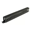 Eaton Tripp Lite Series organizador de cables horizontal para rack (conducto con dedos) 1URM - negro - 1U - 19