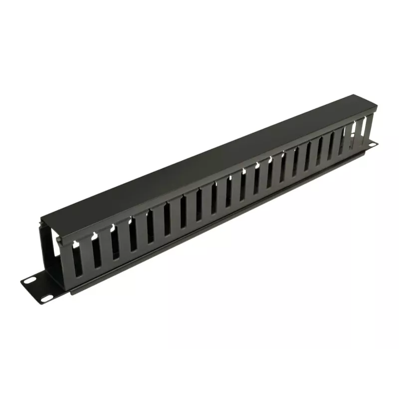 Eaton Tripp Lite Series organizador de cables horizontal para rack (conducto con dedos) 1URM - negro - 1U - 19