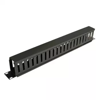 Eaton Tripp Lite Series organizador de cables horizontal para rack (conducto con dedos) 1URM - negro - 1U - 19
