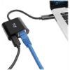 Adaptador Eaton Tripp Lite U436-06N-GB-C USB-C a Gigabit Ethernet con función de carga USB-C PD - Thunderbolt 3 - negro