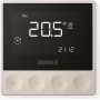 Eberle ATR 4800 AP Termostato horario programable para regulación de temperatura ambiente y de suelo, montaje en superficie, 230 V AC, 10 A, programa semanal, retroiluminación LCD, blanco puro 567194458600