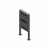 EDBAK EB-POK100 kiosco vertical para exteriores para Samsung 55 inch LH55OHF, IP56, negro