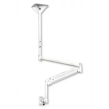 EDBAK MSA01w-B Soporte de techo ajustable en altura con brazo giratorio para pantallas de 10-29