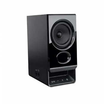 Edifier R20BT Altavoces Bluetooth 2.0 compactos con luz ambiental, negro