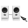 Edifier R20BT Altavoces Bluetooth 2.0 compactos con luz ambiental, blanco