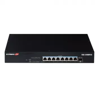 Edimax Pro TGS-3109PLX switch PoE++ web smart multi-gigabit de 9 puertos con 8x 2,5G y 1x 10G SFP+