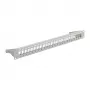 EFB Panel de parcheo 19 pulgadas 1U, 24 puertos, metal, abatible, gris RAL7035 (37578.3)