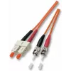 EFB Cable de parcheo de fibra óptica dúplex SC-ST OM3 50/125µm LSZH Aqua 5m