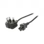 Cable de alimentación UK EFB EK499.1,8 BS 1363A a IEC C5 1,8 m negro 3x0,75 mm²