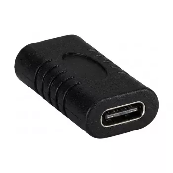 EFB Electronics Adaptador USB 3.2 Type-C, Type-C Hembra - Type-C Hembra, Negro