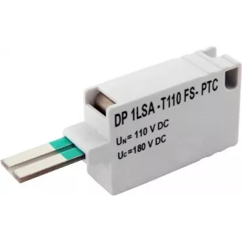 EFB-Elektronik 1DA protección fina con FailSafe, 48 V DC, protección contra sobretensión para líneas de datos, PTC, montaje en carril DIN, negro 46150.48