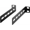 EFB Electronic set de escuadras para baldas 1/2/3U, 2 unidades, RAL 9005 negro intenso 691650TS.W