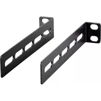 EFB Electronic set de escuadras para baldas 1/2/3U, 2 unidades, RAL 9005 negro intenso 691650TS.W