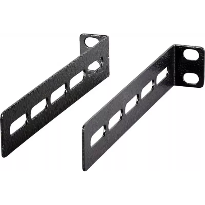 EFB Electronic set de escuadras para baldas 1/2/3U, 2 unidades, RAL 9005 negro intenso 691650TS.W