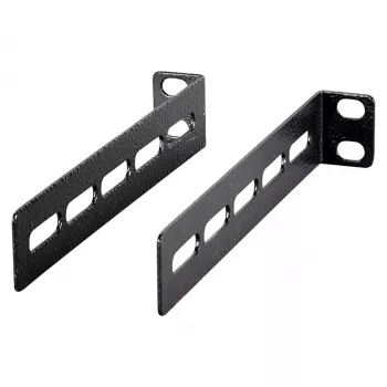 EFB Electronic set de escuadras para baldas 1/2/3U, 2 unidades, RAL 9005 negro intenso 691650TS.W