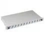 EFB Elektronik B71921L48 Caja de empalme LC OS2 48 pigtails 24 adaptadores 1U rack 19 pulgadas deslizante