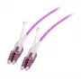 EFB Elektronik Jumper dúplex LC-LC OM4 3m con lengüeta push/pull y polaridad intercambiable
