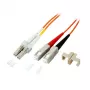 EFB-Elektronik Cable de conexión de fibra óptica dúplex LC-SC OM1 62.5/125µm 3m naranja LSZH