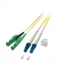 EFB Elektronik Cable de parcheo de fibra óptica monomodo E2000/APC