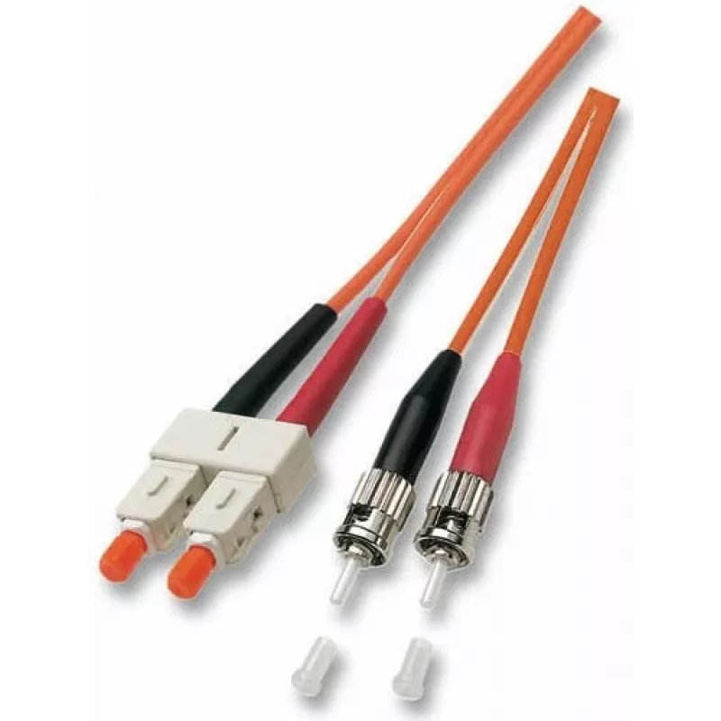 EFB-Elektronik ECOFIBER Latiguillo dúplex SC-ST 50/125µ OM3 LSZH Aqua 3,0mm 15m