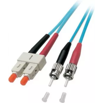 EFB-Elektronik ECOFIBER Latiguillo dúplex SC-ST 50/125µ OM3 LSZH Aqua 3,0mm 15m