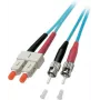 EFB-Elektronik ECOFIBER Latiguillo dúplex SC-ST 50/125µ OM3 LSZH Aqua 3,0mm 15m
