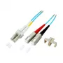EFB Elektronik ECOFIBER Cable de conexión de fibra óptica dúplex LC-SC, OM3 50/125 um, LSZH, 30 m, Aqua