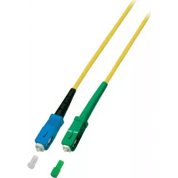 EFB Elektronik ECOFIBER O0928.10 Cable de conexión de fibra óptica Simplex SC/APC 8 grados, 9/125 um, 10 m, LSZH