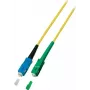 EFB Elektronik ECOFIBER O0928.10 Cable de conexión de fibra óptica Simplex SC/APC 8 grados, 9/125 um, 10 m, LSZH