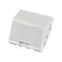 EFB ELEKTRONIK ET-25027 Tapa Keystone 45x45mm, salida angular de 1 puerto, blanco puro (RAL 9010)