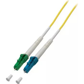 EFB Elektronik O1403.10 Cable de conexión de fibra óptica Simplex LC/APC-LC, OS2 G657A2, 10 m, LSZH, amarillo