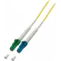 EFB Elektronik O1403.10 Cable de conexión de fibra óptica Simplex LC/APC-LC, OS2 G657A2, 10 m, LSZH, amarillo