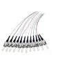 EFB Elektronik Pigtail de fibra ST-II 9/125 OS2 Set de 12 colores 2m