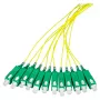 EFB Elektronik Pigtail FTTH SC/APC OS2 G.657.A2 9/125µm amarillo 2m