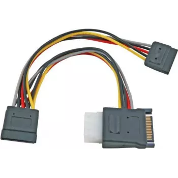EFB Elektronik K5347.015 cable distribuidor de alimentación SATA a 2x SATA + Molex - 0,15 m
