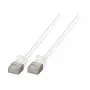 Cable de parcheo EFB Elektronik K5547WS.0,15 0,15m Cat.6a U/FTP ultraflexible, blanco
