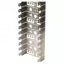 EFB Elektronik Bandeja de montaje LSA, 50 módulos, profundidad 50 mm, radio de curvatura 25 mm, pack de 2