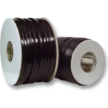 EFB Elektronik Cable plano modular de 4 hilos Negro, rollo de 500 m 91104.500