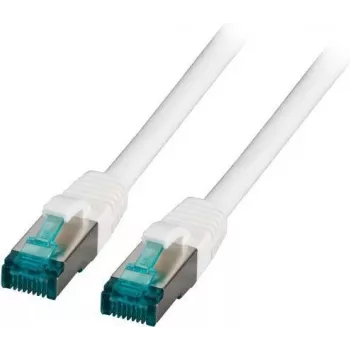 EFB-Elektronik Cable de conexión RJ45 Cat.6A S/FTP LSZH blanco 0,5m