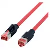 EFB ELEKTRONIK cable de red RJ45 Cat.6A S/FTP PUR Draka UC900 TM21 rojo 0,25 m