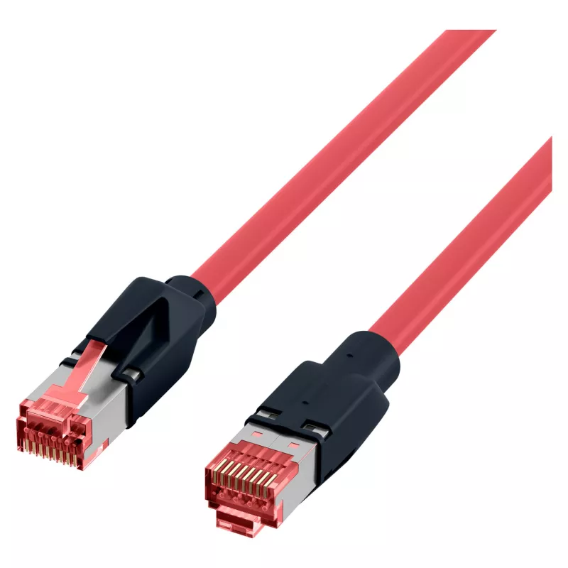 EFB ELEKTRONIK cable de red RJ45 Cat.6A S/FTP PUR Draka UC900 TM21 rojo 0,25 m